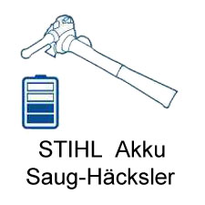 Stihl Akku Saug-Häcksler